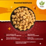 Pudina Mint Flavoured Makhana, Roasted olive oil, 100g - Image 3