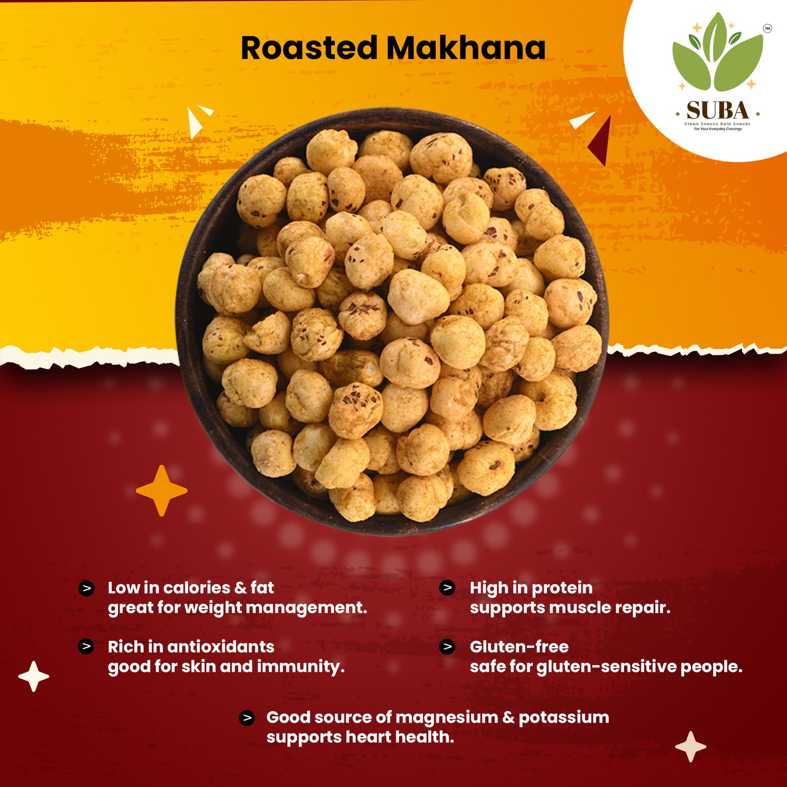 02 Pudina Mint Flavoured Makhana, Roasted olive oil, 100g - Image 3