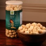 Himalyan Pink Salt Flavoured Makhana, Roasted olive oil, 100g - Image 4